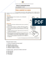 FICHAS COMPRENSIÓN LECTORA - TERCERO - N°1 A N°3 - 2019