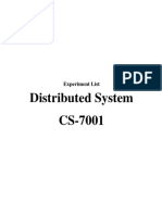 Practical (CS 7001) - Distributed System