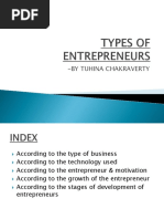 Types of Entrepreneurs