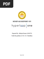 Hyperloop Report PDF Seminar Report