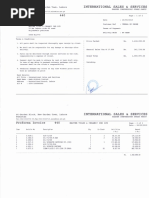 Proforma Invoice: International Sales & Services