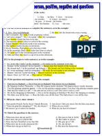 Present Simple 3rd Personpositive Negativequestion Grammar Drills Grammar Guides 20779