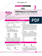 Nso Sample Paper Class-7