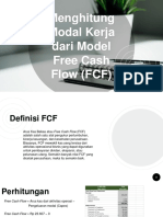 Menghitung Modal Kerja Dari Model Free Cash Flow (FCF)