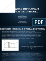 Excitación Impulsiva e Integral de Duhamel