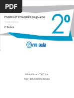 Matematica Evaluacion Diagnostica 2 Basico - Macrotipo