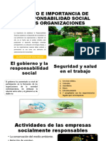 Impacto e Importancia de La Responsabilidad Social de Las Organizaciones