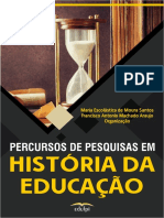 Livro Percursos de Pesquisas em História Da Educação - E-Book