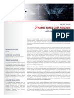 Dynamic Panel Data Analysis: Workshop