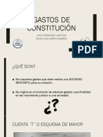 Gastos de Constitución