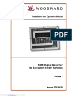 Installation and Operation Manual: 505E Digital Governor For Extraction Steam Turbines