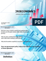 Macroeconomics: Definition, Scope and Concerns