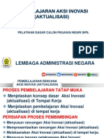 Penjelasan Rencana Aksi Inovasi (Pra Tugas)