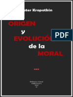 Origen y Evolucion de La Moral PDF