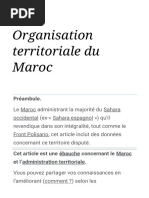 Organisation Territoriale Du Maroc - Wikipédia