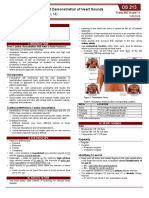 OS 213 B07 Auscultation and Demonstration of Heart Sounds PDF