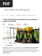 7 Fases de La Auditoria Interna Normas ISO 19011