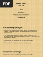 Applied Physics GSC 113: Week 2