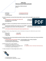 Soal Pat Pekerjaan Dasar Elektronika Kelas X Semester 2