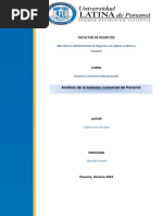 Análisis de La Balanza Comercial de Panamá