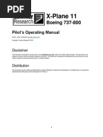 737-800 Boeing Xplane Manual