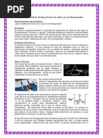 Determinacion de Hipoclorito en Un Blanqueador