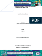 Actividad de Aprendizaje 13 Evidencia 1 Tecnologias de La Informacion y La Comunicacion