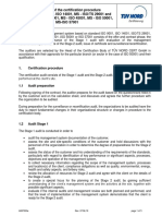 A00F300e Description of The Certification Procedure ISO 9001 ISO 14001 ISO TS 29001 OHSAS 18001 ISO 45001 ISO 50001 ISO 37001 July 2019