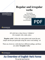 Regular and Irregular Verbs