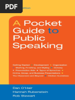 A Pocket Guide To Public Speaking (5th Edition)