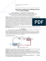 Design and Drafting of Hvac, Central Air Conditioning System For An Office Building