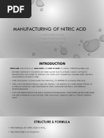 Manufacturing of Nitric Acid - 1