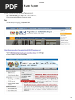 Access UUM Past Exam Papers: Steps