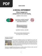 Vote Buying Eradication A Social Experiment