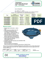 Solids - Vibration Bin Discharger: Datasheet Extravib Evk-Basic