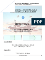 Informe Laboratorio Hidraulica