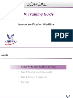 SRM Training Guide: Invoice Verification Workflow