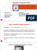 Statistical Quality Control (SQC) : Submitted by Submitted To