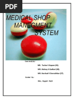 Medical Shop Management