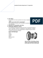 Sistemas de Transmisión Mecánica Importancia Y Composición