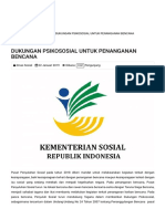 Dukungan Psikososial Untuk Penanganan Bencana PDF