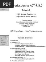 ACT-R Intro Tutorial