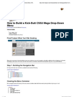 How To Build A Kick-Butt CSS3 Mega Drop-Down Menu: Final Product What You'll Be Creating