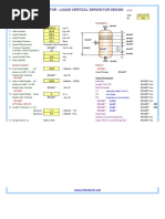 Vapor Liquid Vertical Separator