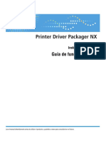 Printer Driver Packager NX - Guía de Funcionamiento PDF