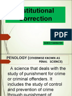 Institutional Correction