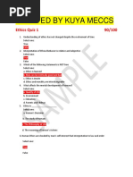 Ethics Quiz 1 Prelims Kuya Meccs