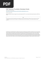 SAP Gateway Foundation Developer Guide