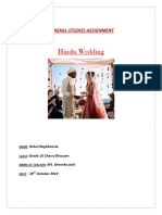 Hindu Wedding: General-Studies Assignment