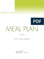 Sample Meal Plan